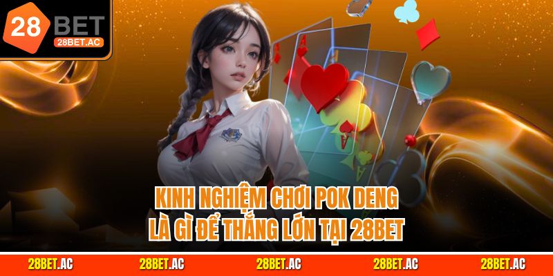 Kinh nghiệm chơi Pok Deng là gì để thắng lớn tại 28bet