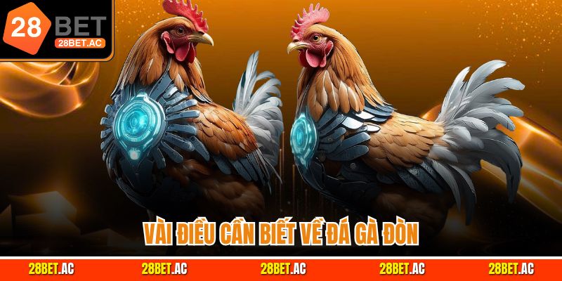 Vài điều cần biết về đá gà đòn